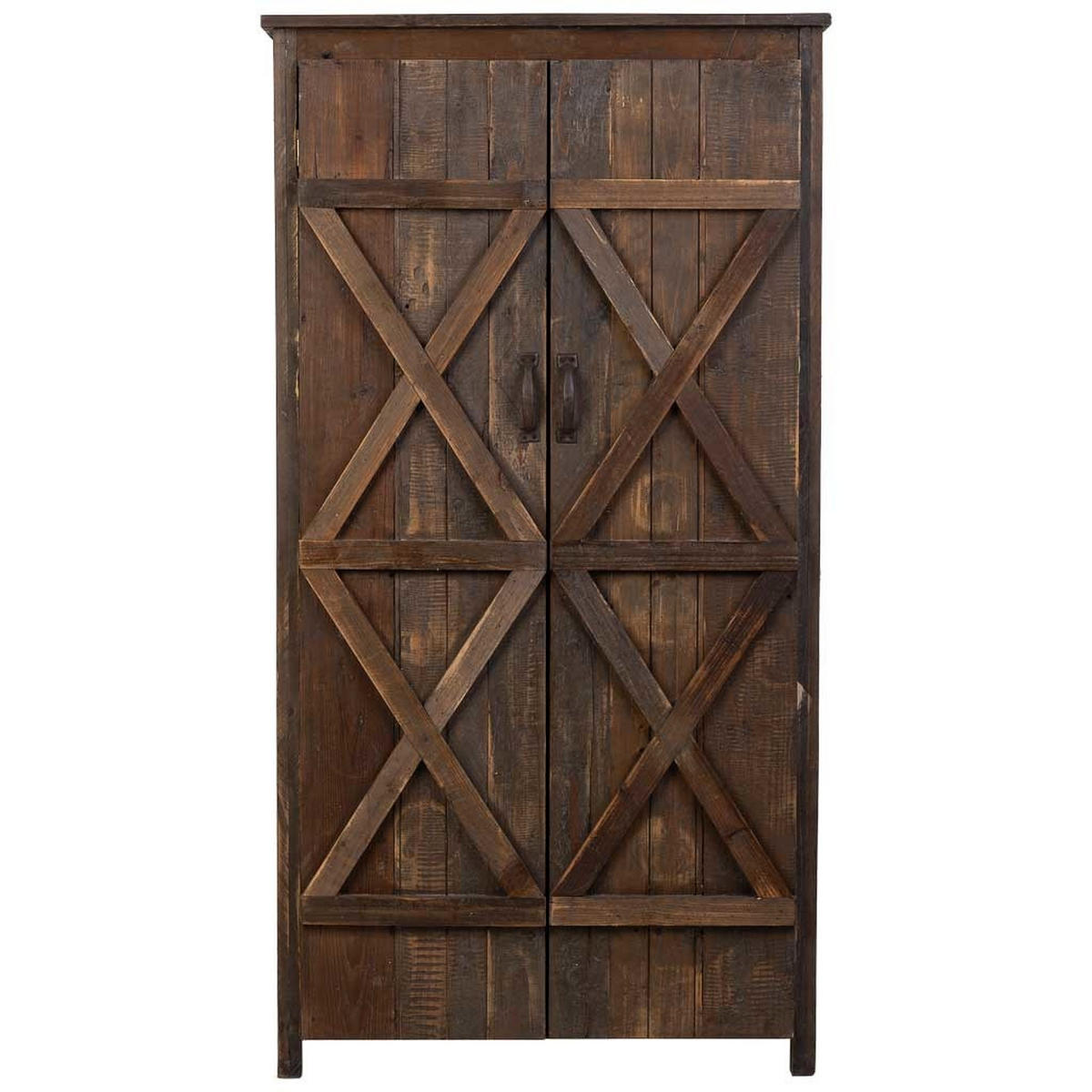 KLEIDERSCHRANK 78x40x148 cm Braun - Braun, Holz (78/148/40cm) - Wanderlust