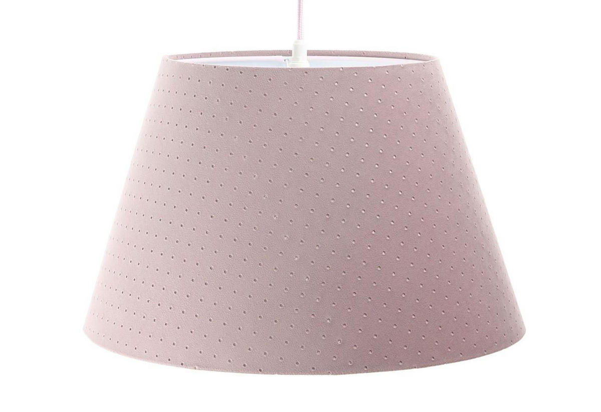 HÄNGELEUCHTE Rosa 40/26,5 cm - Pink, Kunststoff (40/0.4/26.5cm) - ONZENO