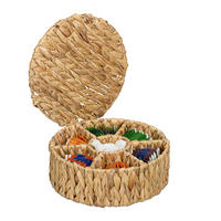 TEEBOX - Beige, Textil (28/11.5/28cm) - Relaxdays