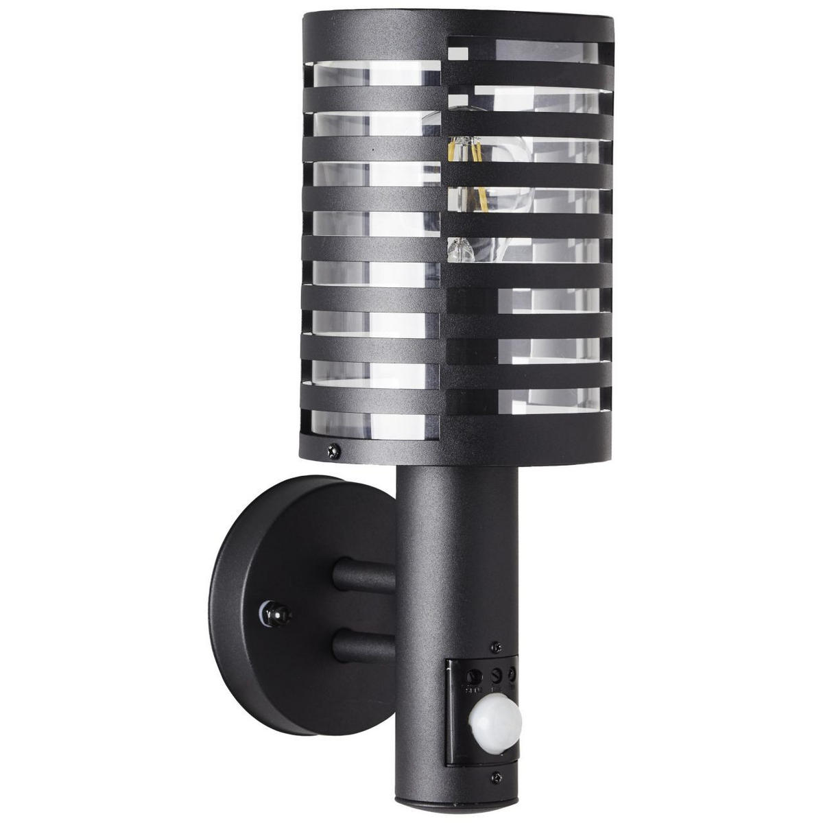 AUSSENWANDLEUCHTE Venlo 96424/76 - Schwarz, Metall (12.7/32.7/16.2cm) - Brilliant