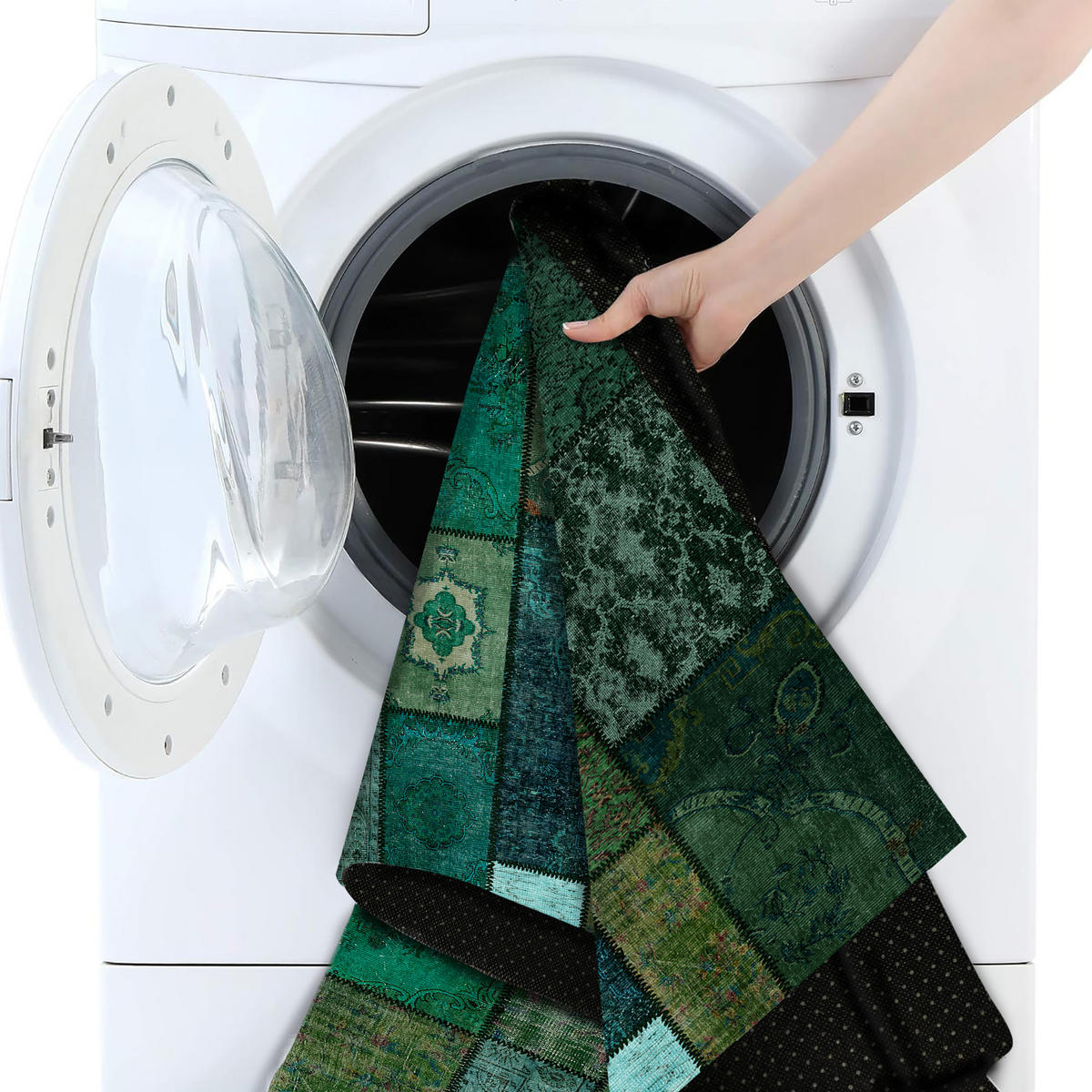 TEPPICH Trunk 200/300 cm - Multicolor, Textil (200/300cm) - Bamyum