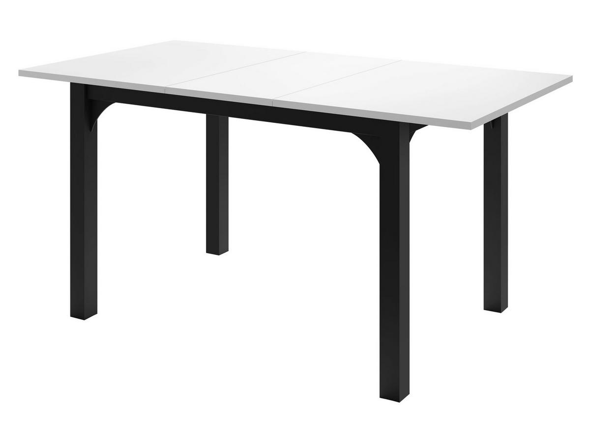 ESSTISCH Focus 120 - Schwarz/Grau, Holzwerkstoff/Metall (80/120/76cm) - MIRJAN24