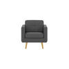 SESSEL Brest-Malmo 95 - Dunkelgrau, Holz/Textil (80/84/81cm)