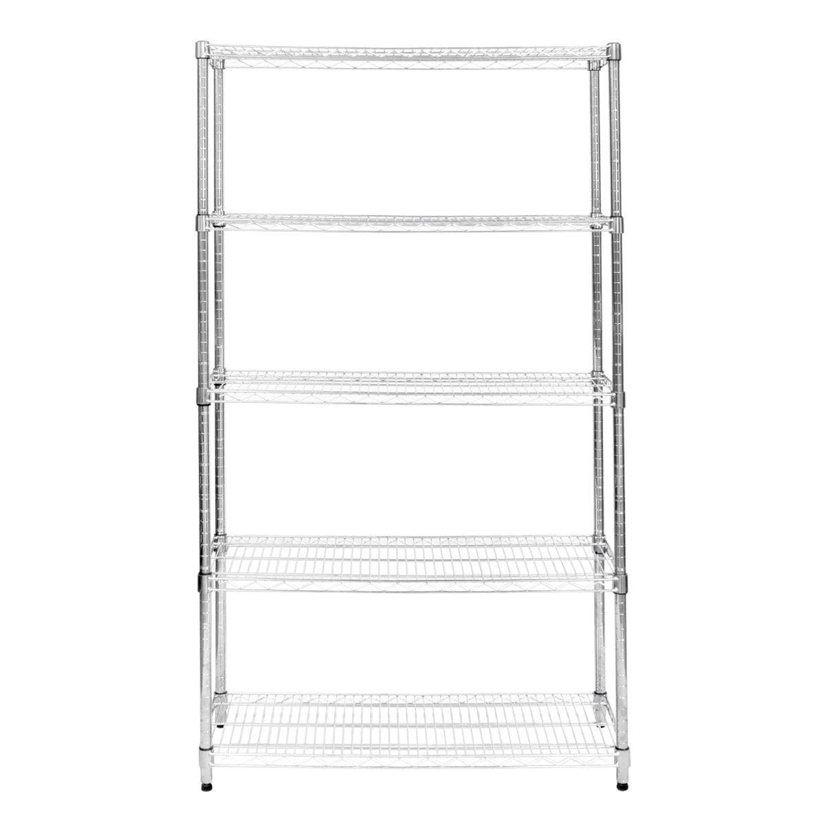 DRAHTREGAL 45cm x 120cm x 180cm - Silberfarben, Metall (120/180/45cm)