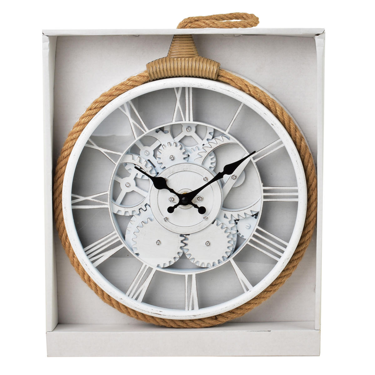 WANDUHR Ramsey Weiß 33x30x5 cm Kunststoff - Weiß, Kunststoff (5/33/30cm) - Mondex