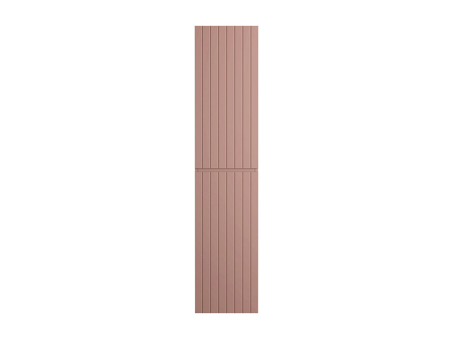 BADSCHRANK - 35 cm x 33 cm - Holz, Platte - Puderrosa SATARA - Hellrosa, Holz (35/140/33cm) - Vente-Unique