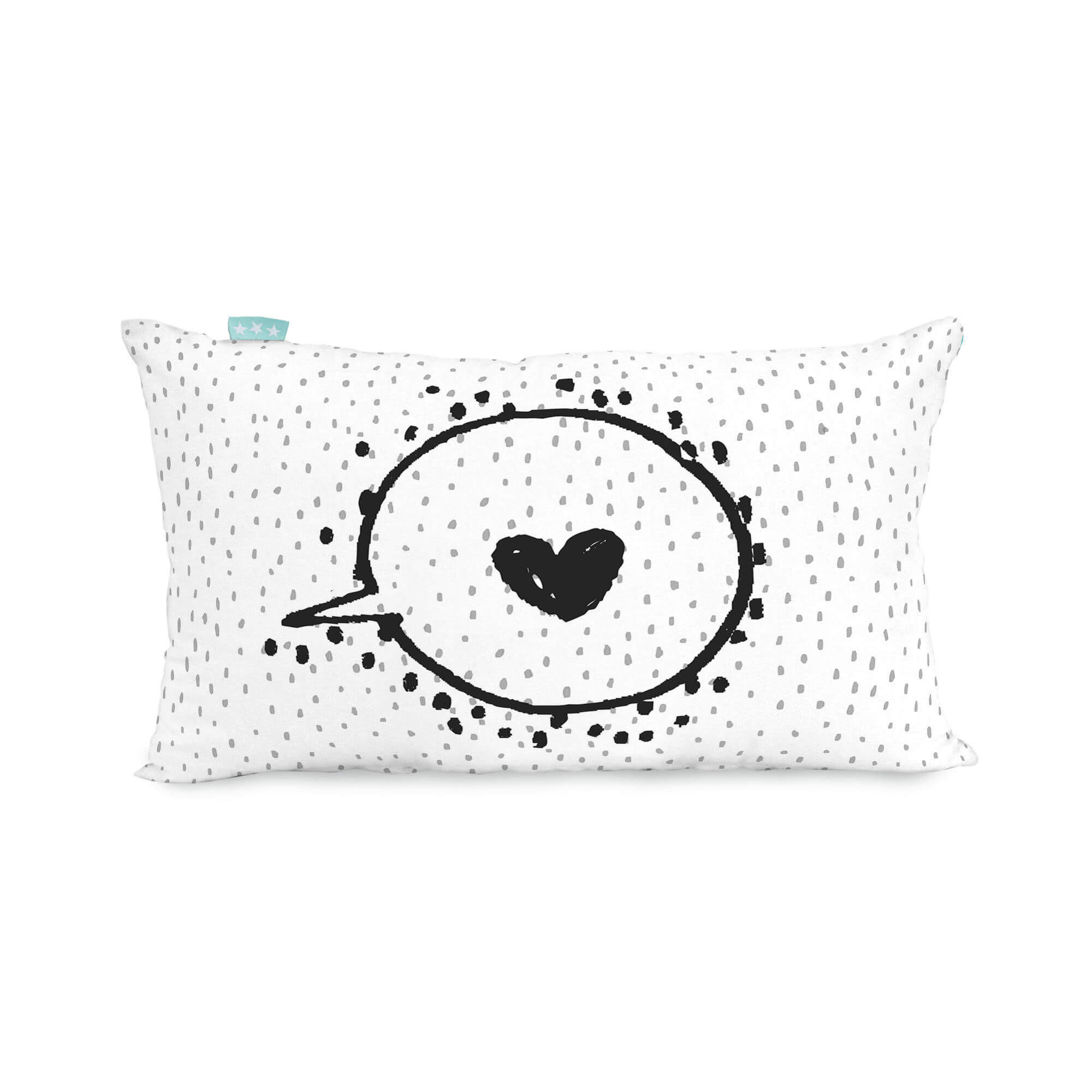 KISSENBEZUG daddy bear 50x30 cm mehrfarbig - Multicolor, Textil (50/30cm) - Happy Friday