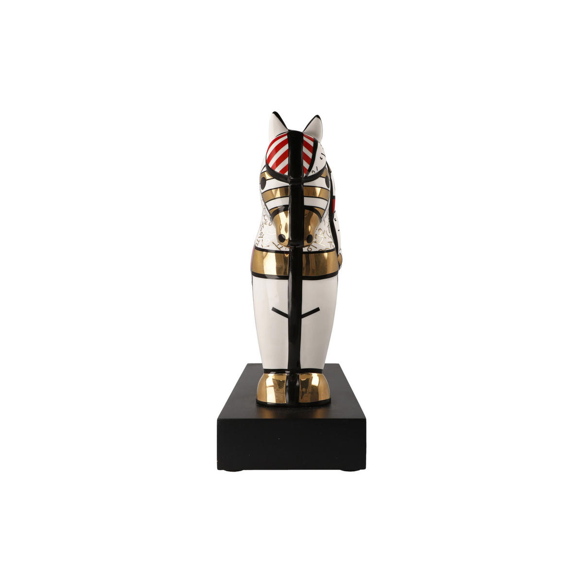 DEKOFIGUR Romero Britto - Golden Dancer, Pop Art, Porzellan, Bunt, 31 cm - Multicolor, Keramik (12.5/31/28cm) - Goebel