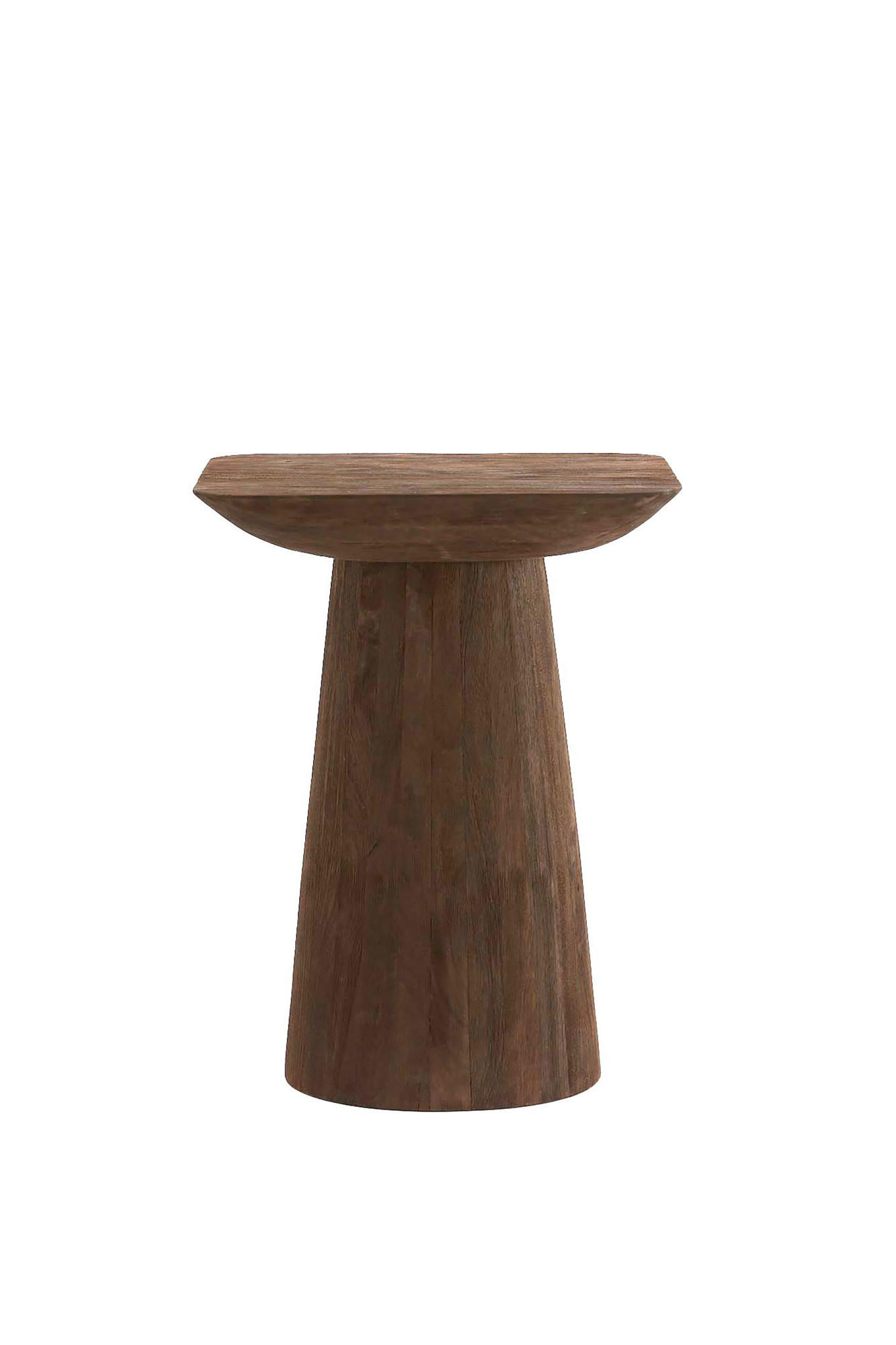 BEISTELLTISCH Dego Braun Ø45/59 cm - Dunkelbraun, Holz (45/45/59cm) - Light & Living