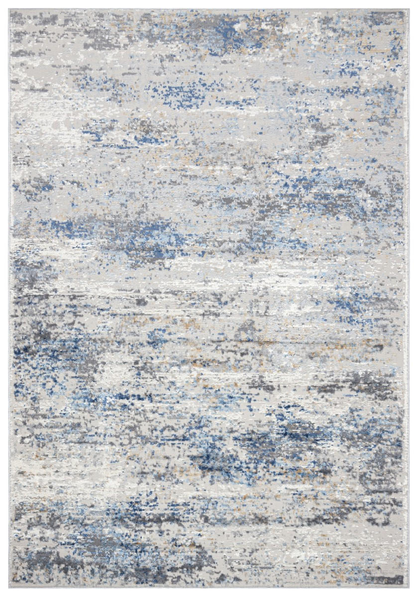 TEPIH bež krem plavi - 200 x 300 cm - plavo-siva, tekstil (200/300cm) - Mazovia