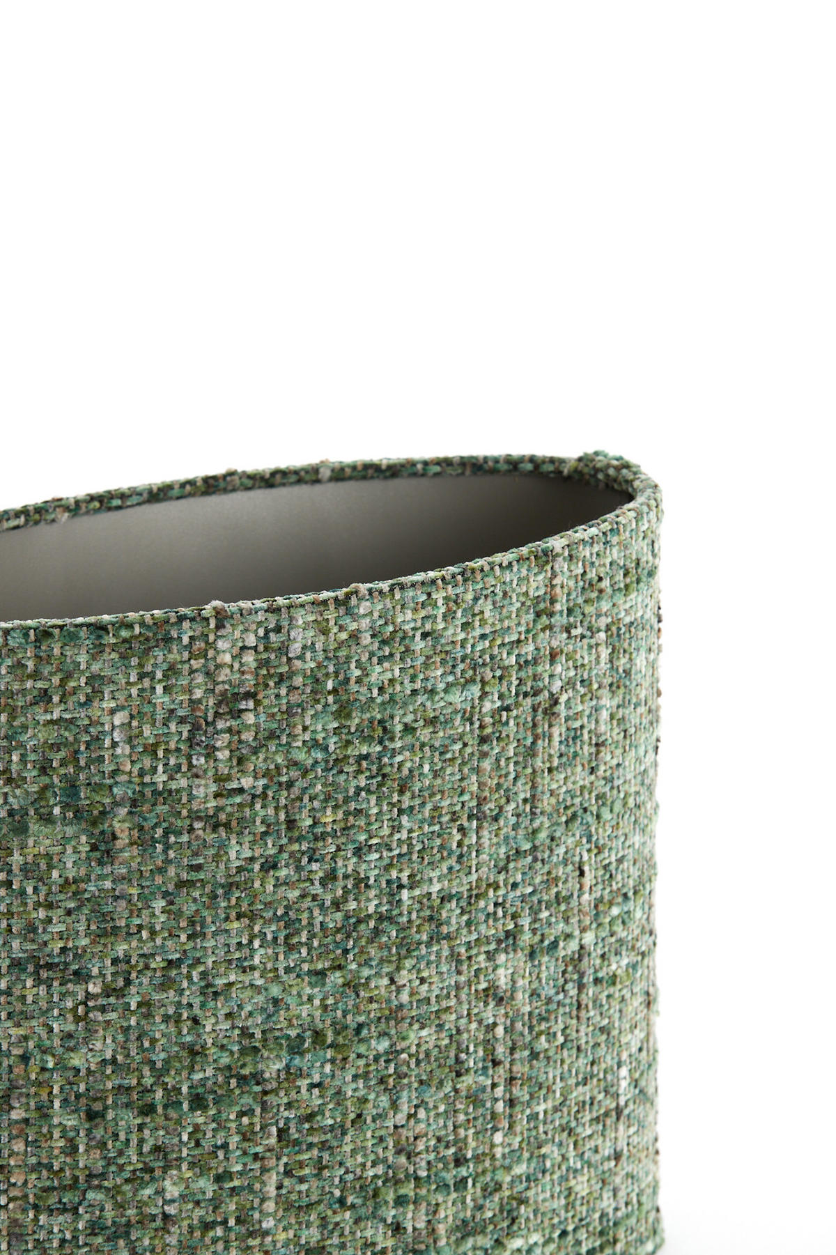 LAMPENSCHIRM Osire Grün 30/15/25 cm - Grün, Textil (30/15/25cm) - Light & Living