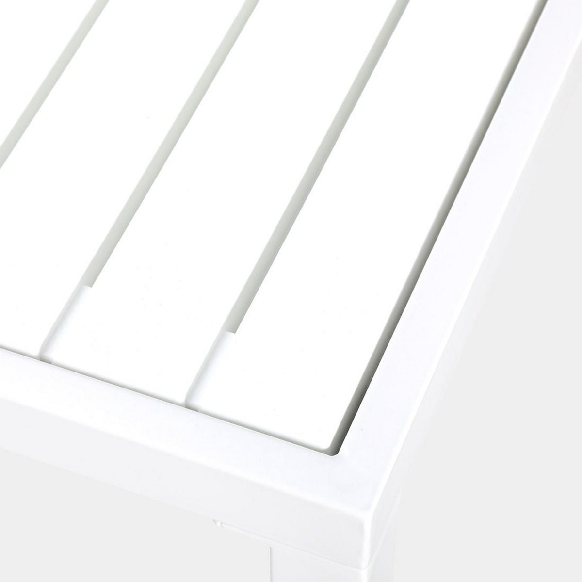 ESSTISCH Jastorf Weiß 84 cm x 76 cm - Weiß, Kunststoff (84/84/76cm)