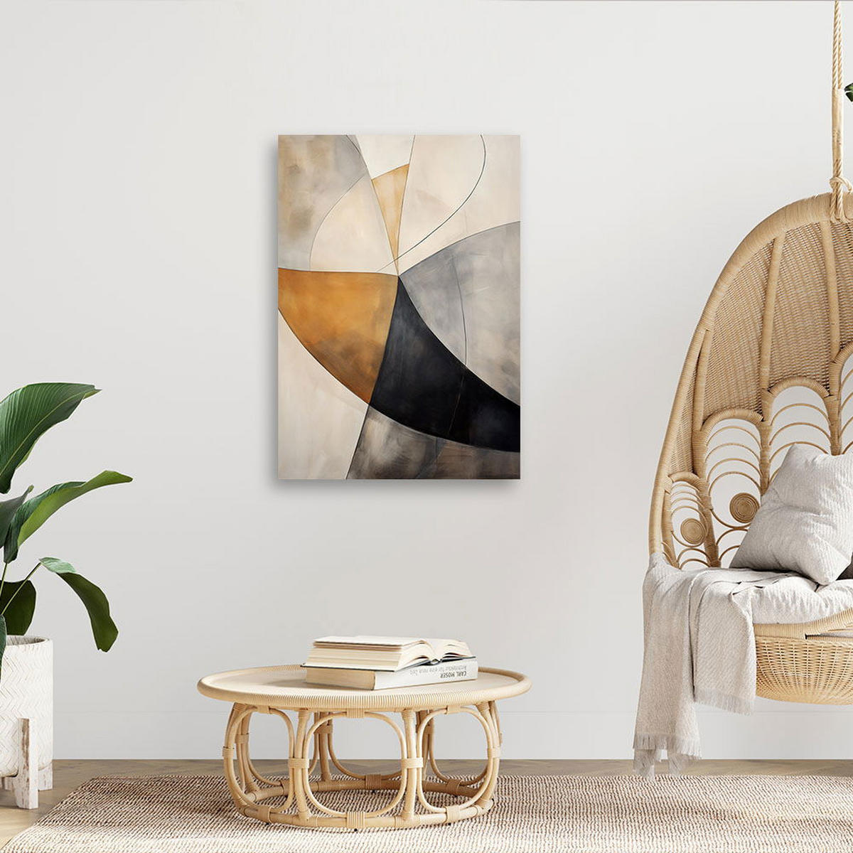KUNSTDRUCK Beige 70/100 cm - Beige, Textil (70/100cm) - KUNSTLOFT