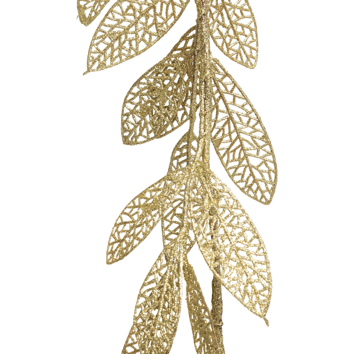 BLÄTTERGIRLANDE Gold Glitzer 180 cm - Goldfarben, Kunststoff (180cm) - Atmosphera Createur d´interieur