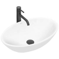AUFSATZWASCHBECKEN Rea Pamela - Weiß, Keramik (33/15/53cm) - REA