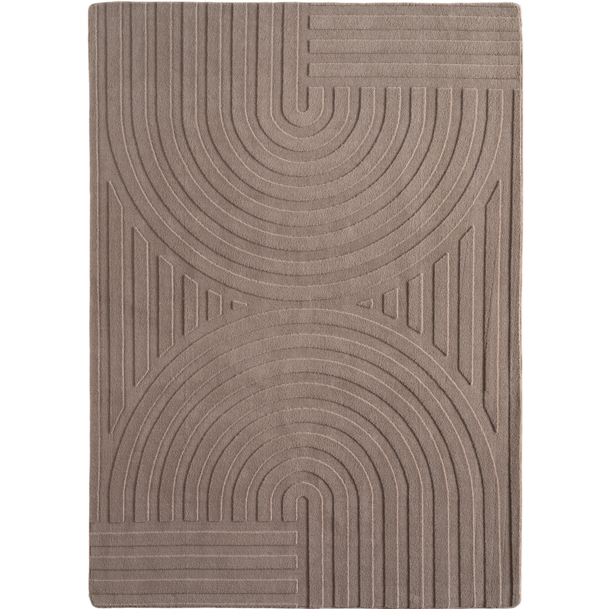 TEPPICH Kurzflor Bohemian Modern Waschbar Schlafzimmer Strapazierfähig Beige 140x200 cm – LAVAREDO - Beige, Textil (140/200cm) - KADIMA DESIGN