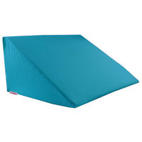 KEILKISSENBEZUG Basic 100% Baumwolle petrol 62/49/30 cm - Petrol, Textil (62/49cm) - beties Heimtextil