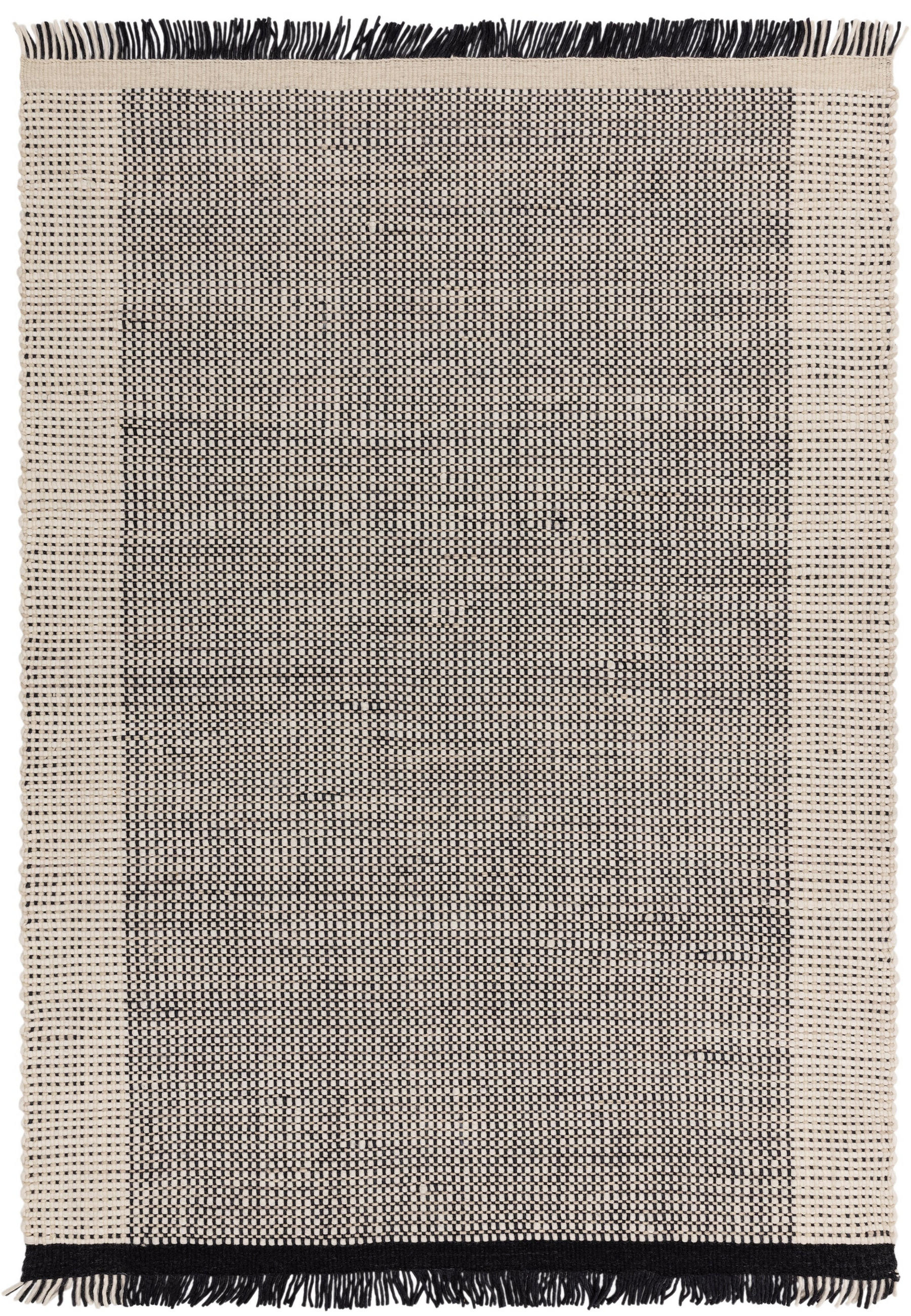 Novatrend Teppich Schwarz 120x170 cm