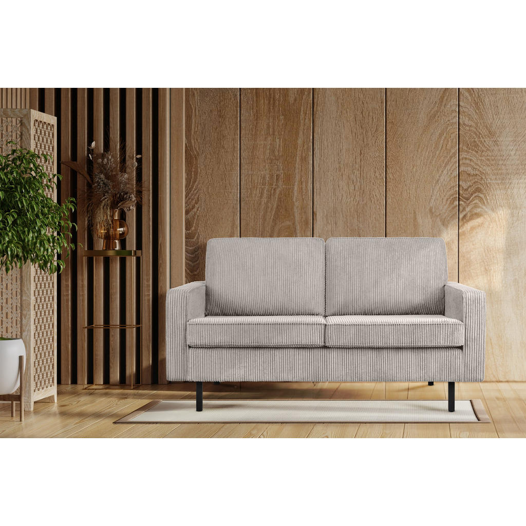Thumbnail - Konsimo® 2-Sitzer-Sofa, Creme, Textil, Rechteckig, 164x87x98 cm, Hergestellt in Europa, Wohnzimmer, Sofas & Couches, Sof...