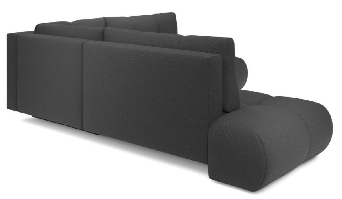 ECKSOFA Grafit SOHI Curio 97 Ausziehbar Mit Schlaffunktion - Graphitfarben, Textil (266.5/266.5cm) - Sepro Meble