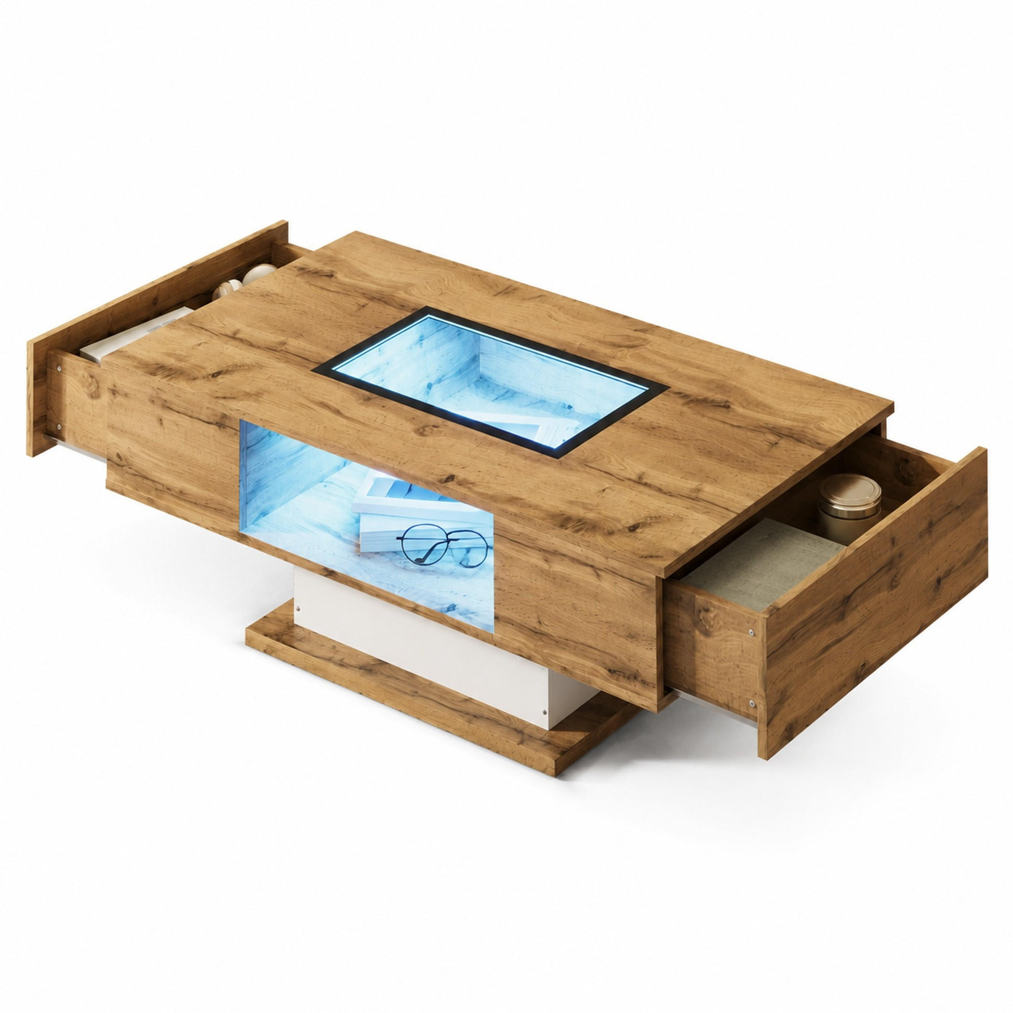 Ivmeu Couchtisch Natur 60x39.7x110.2 cm