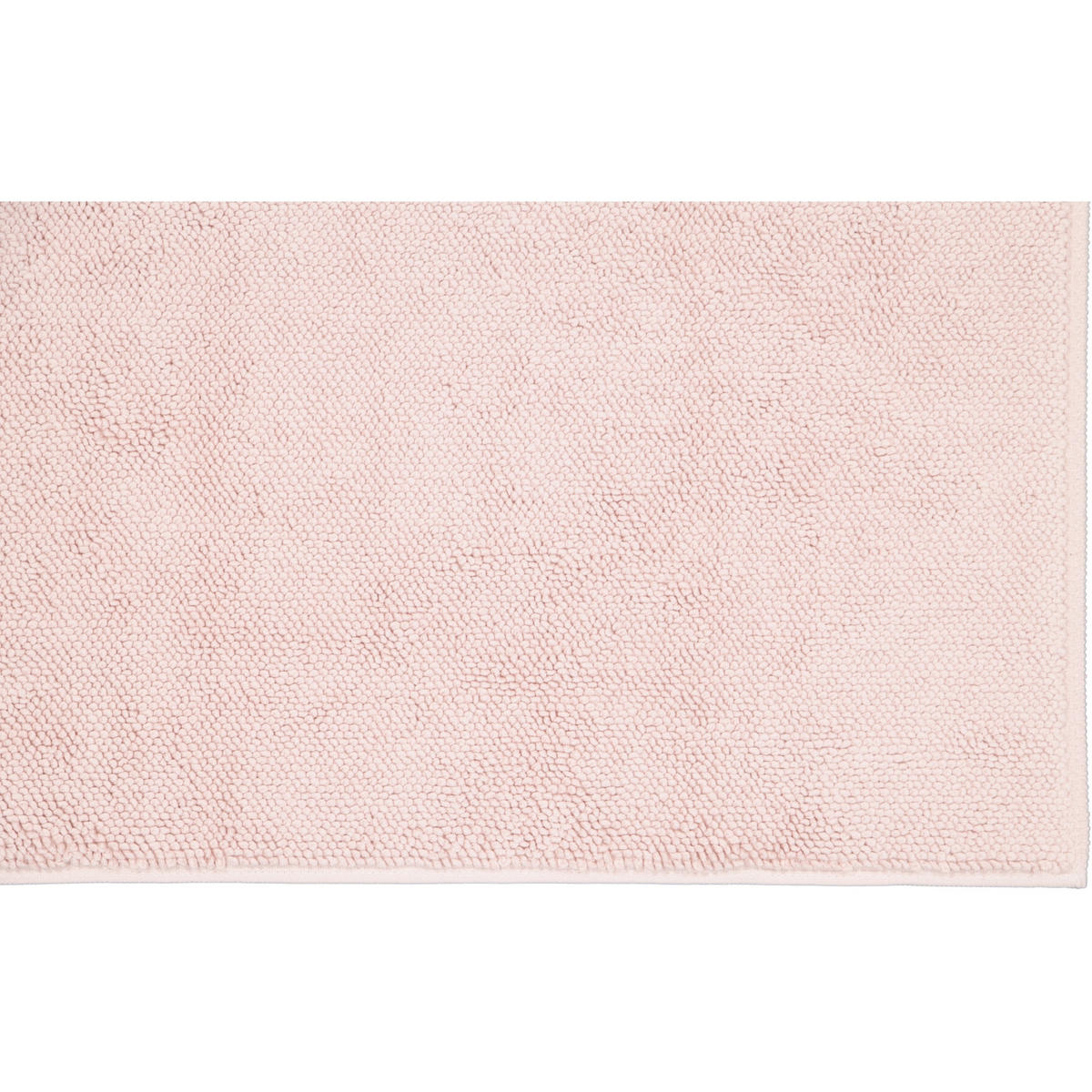 BADTEPPICHE LOOP 1007 PUDER - 383 - Rosa, Textil (60/100cm) - Cawoe