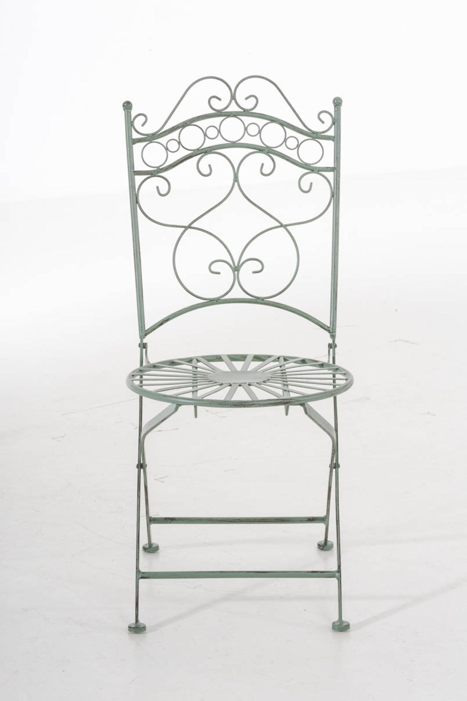 GARTENSTUHL Indi antik-grün - Grün, Metall (40/92/50cm) - TPFGarden