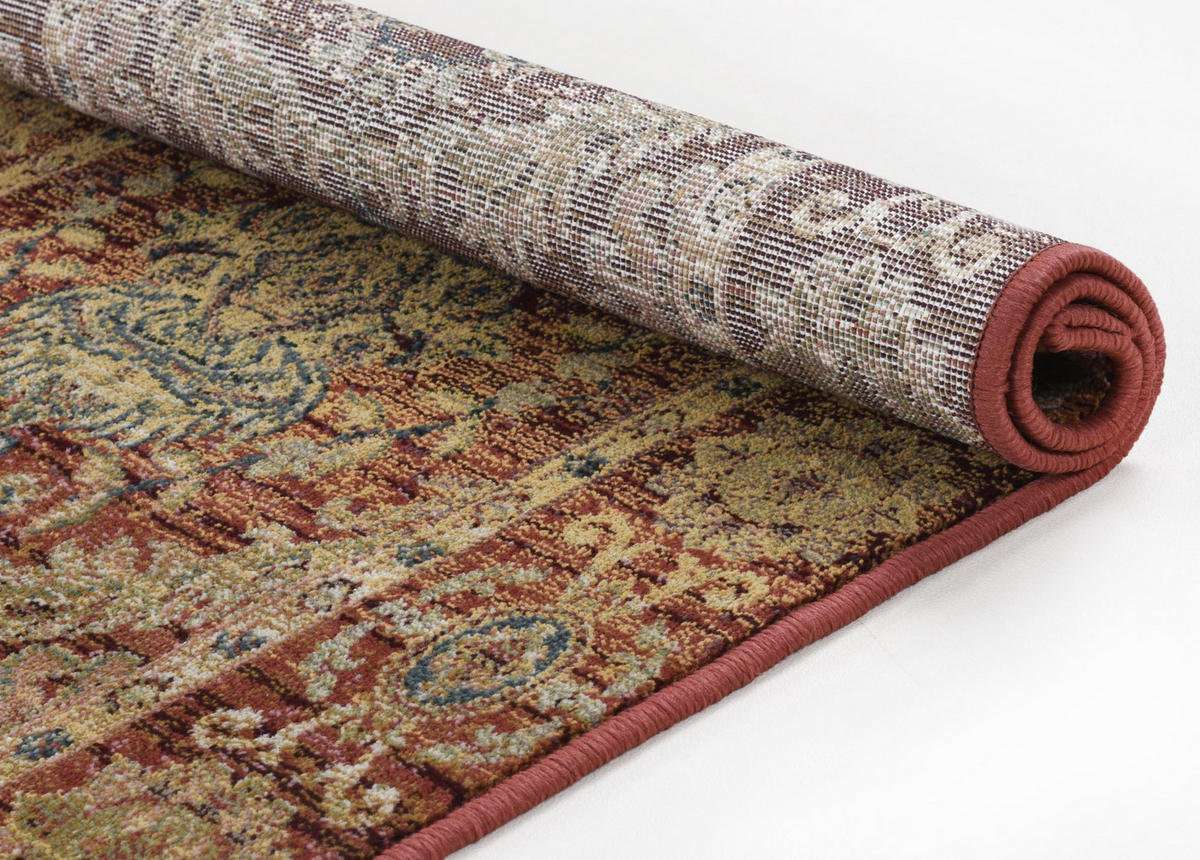 WEBTEPPICH Gabiro 3070 240x340 cm - Rostfarben, Textil (240/340cm) - THEKO