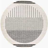 KURZFLORTEPPICH Rund Ø 200 cm Grau - Grau, Textil (200/200cm) - LIVABLISS