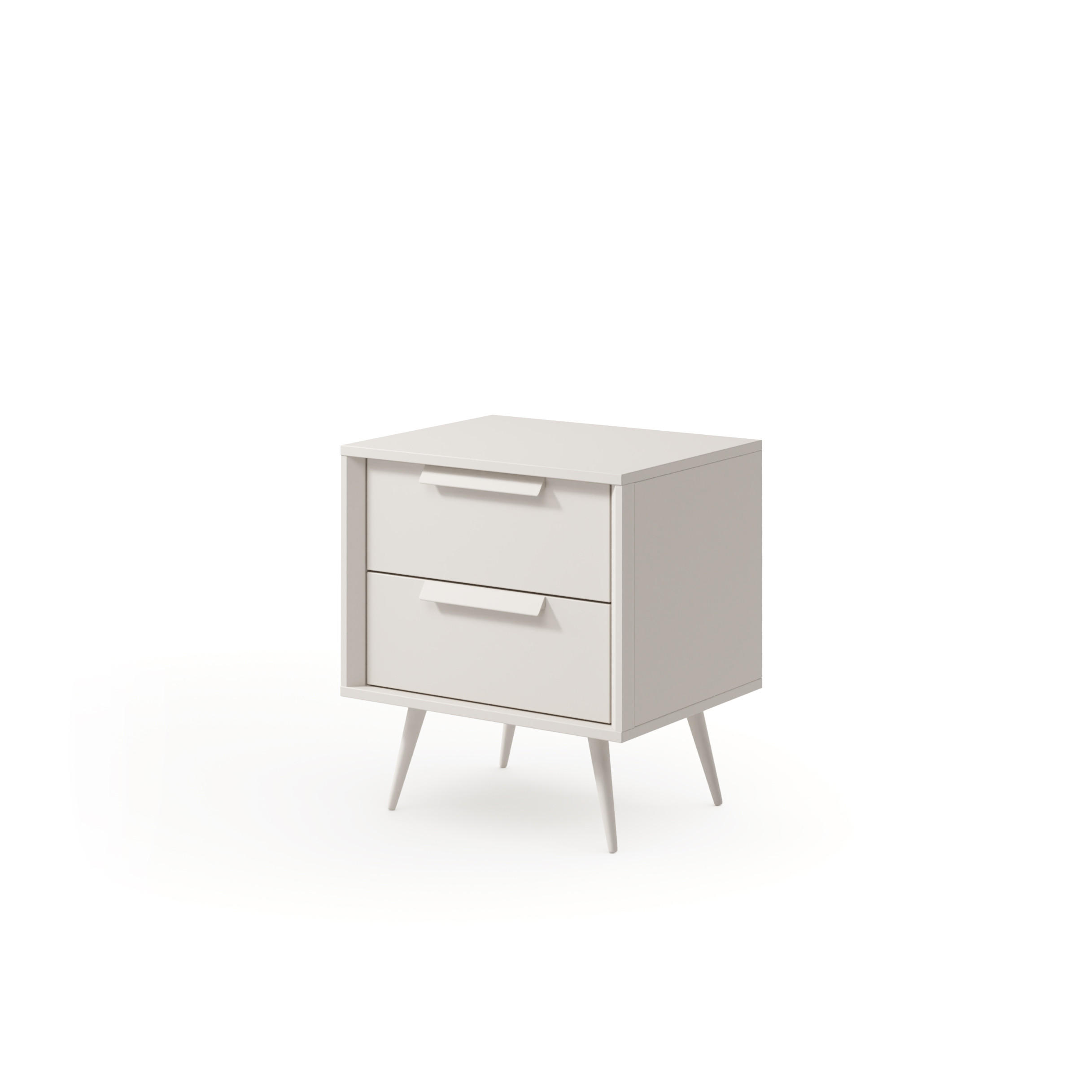 3XE Living Nachttisch: Kaschmir 51.7x56.6x40 cm