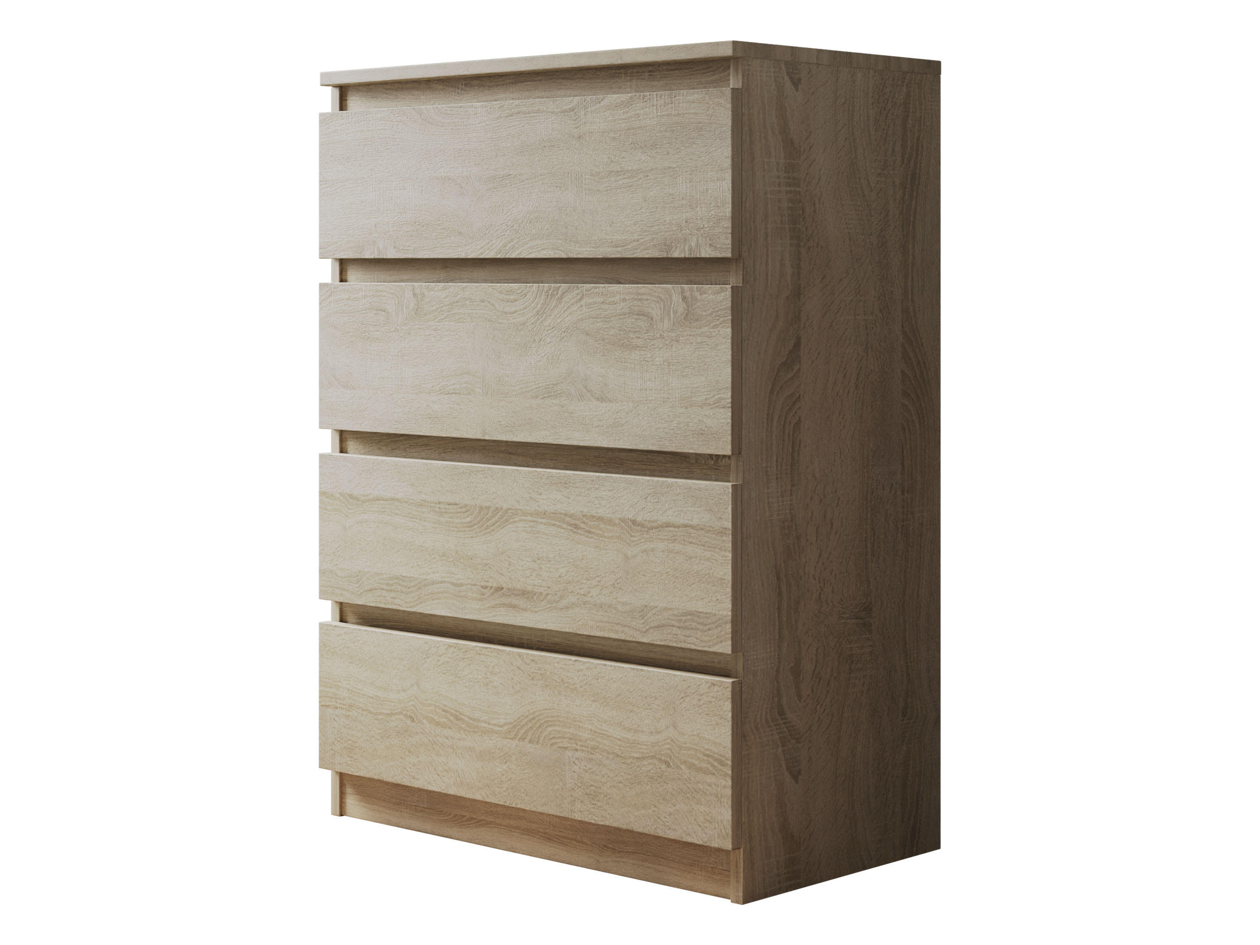 KOMMODE Malwa M4 - Sonoma Eiche, Holzwerkstoff (70/100/40cm) - MIRJAN24
