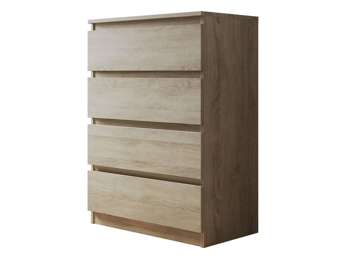 KOMMODE Malwa M4 - Sonoma Eiche, Holzwerkstoff (70/100/40cm) - MIRJAN24