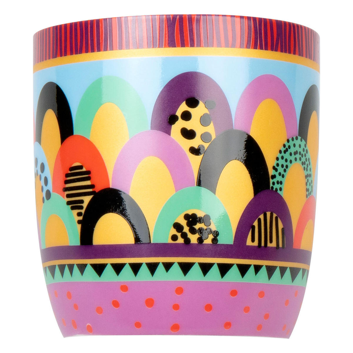 KAFFEEBECHER Exotic summer - bright - Naturfarben, Keramik (0.2L) - Könitz