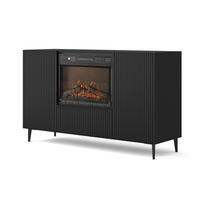 KOMMODE Schwarz 139,5/85,5/40 - Schwarz, Holzwerkstoff (140/85/40cm) - RAUMHIRSCH FURNITURE