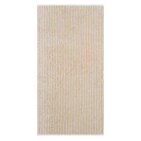 HANDTUCH TWO-TONE STRIPES 480 NATUR - 36 - Beige, Textil (50/100cm) - Cawoe