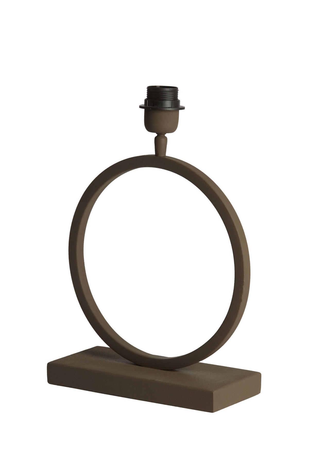 LAMPENFUSS Liva Braun Ø30/43 cm - Braun, Metall (30/12.5/42cm) - Light & Living