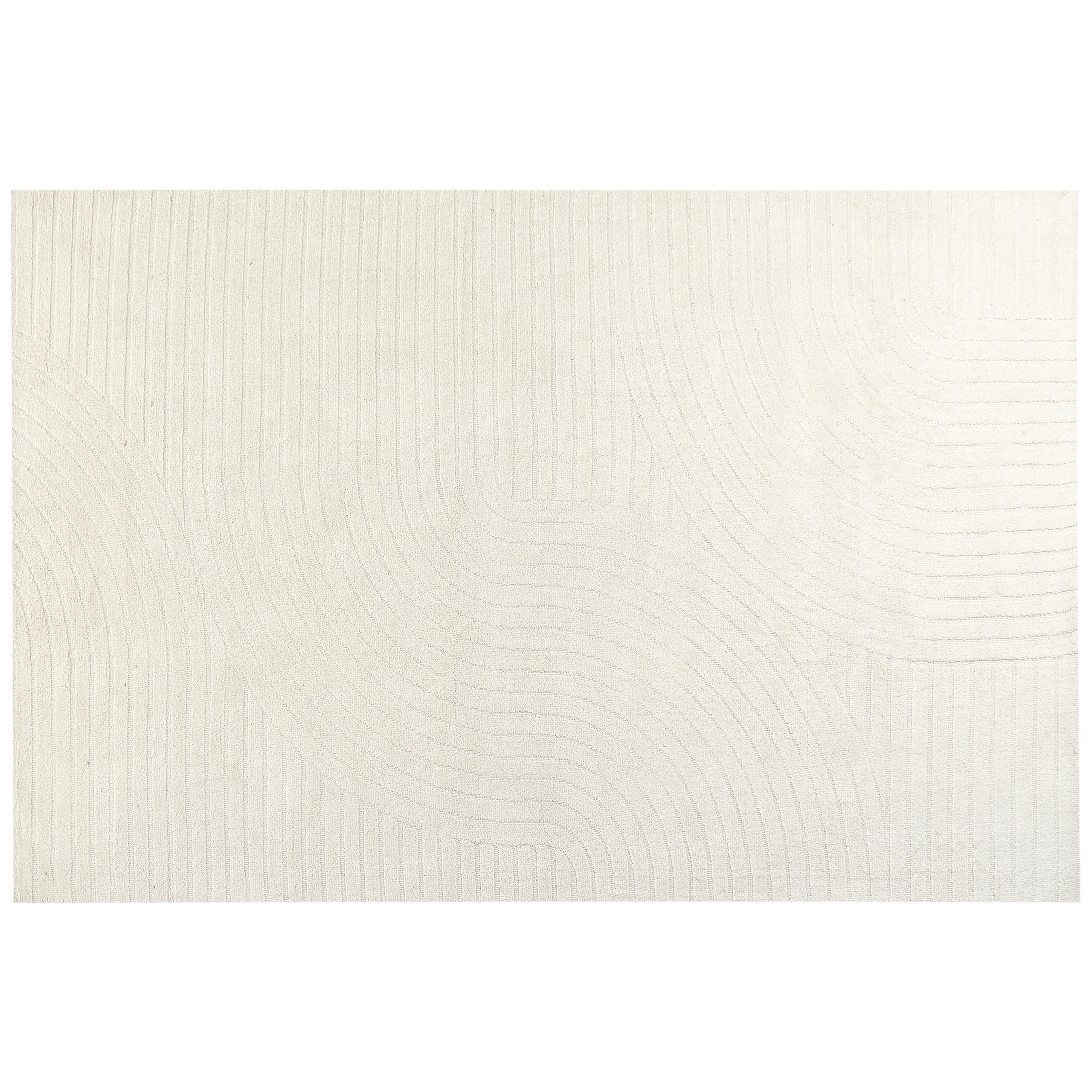 KURZFLOR-TEPPICH Beige 200/300 cm Dagari - Beige, Textil (200/300cm) - Beliani