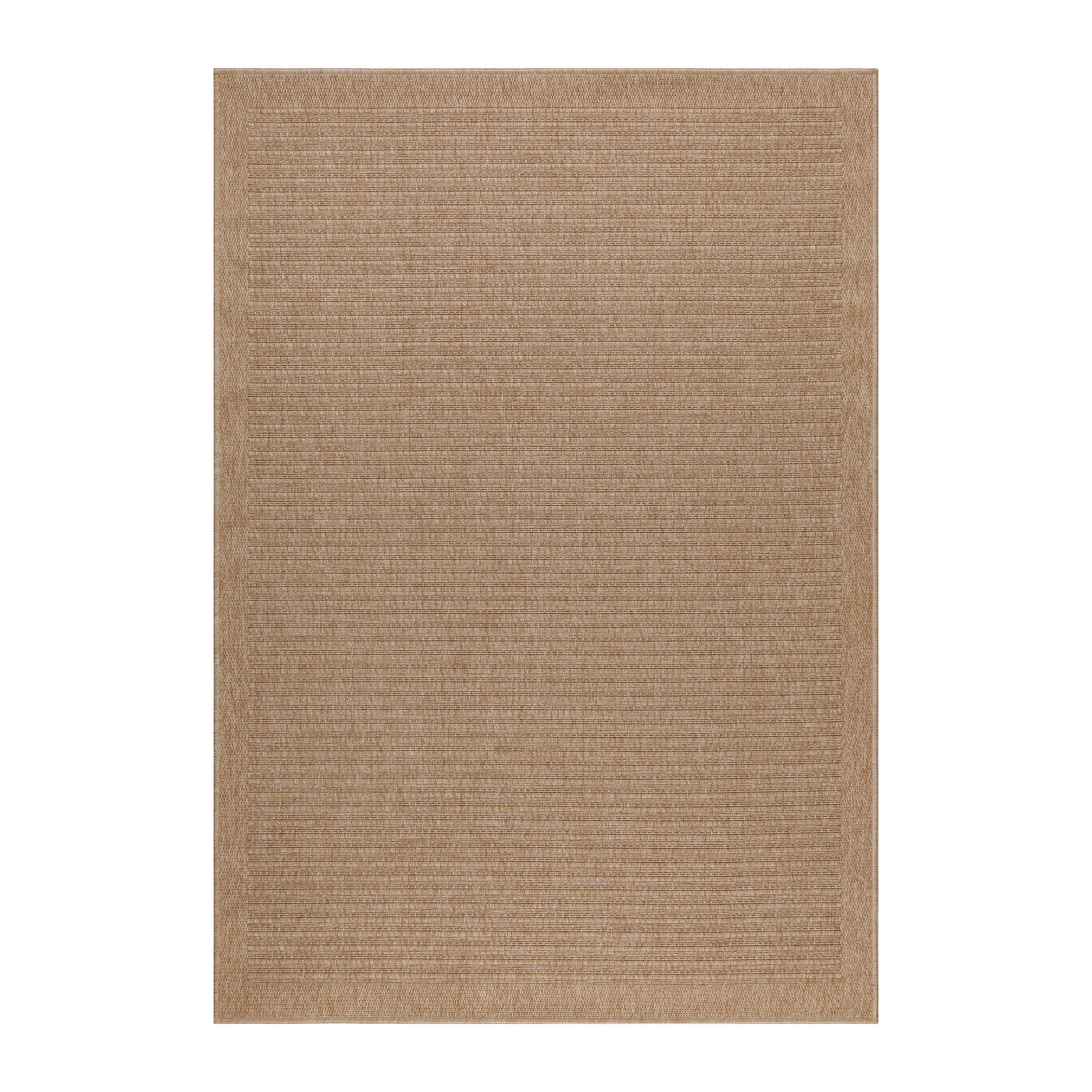 OUTDOORTEPPICH KASBERG, im Vintage-Stil, aus Polypropylen, Beige, 140 x 200 cm - Beige, Textil (140/200cm) - KADIMA DESIGN