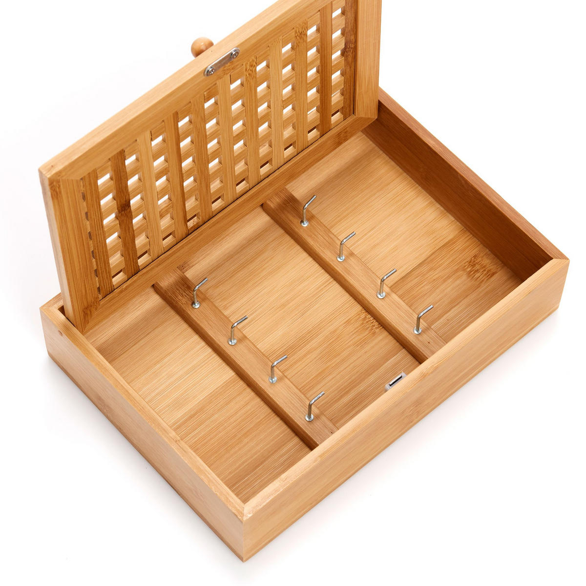 SCHLÜSSELKASTEN Bambus - Braun, Naturmaterialien (6/27/19cm)