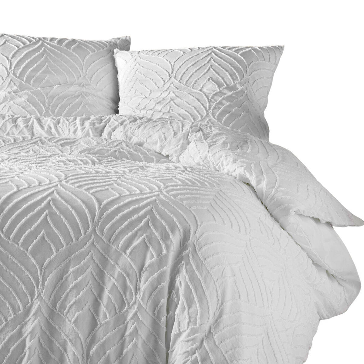 BETTWÄSCHE Heltie 240/220 cm - Weiß, Textil (220/240cm) - Douceur d´intérieur