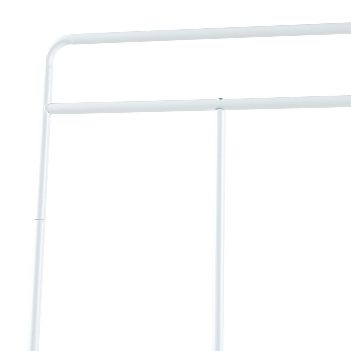 KLEIDERSTÄNDER Sandviken - Weiß, Metall (63/166/48cm) - [en.casa]
