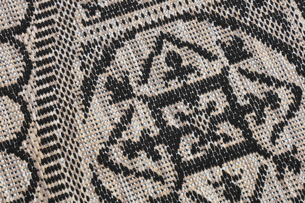TEPPICH MELISSA Braun 100/100 cm - Braun, Kunststoff (100/100cm) - Tapiso