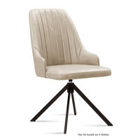 ESSZIMMERSTUHL drehbar (6er-Set) Denise 52x91x60 Schwarz/Natur - Schwarz/Naturfarben, Kunststoff (60/91/52cm) - 58aufmkessel