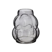 VASE Serenite Grau Glas - Grau, Glas (19cm) - Mondex