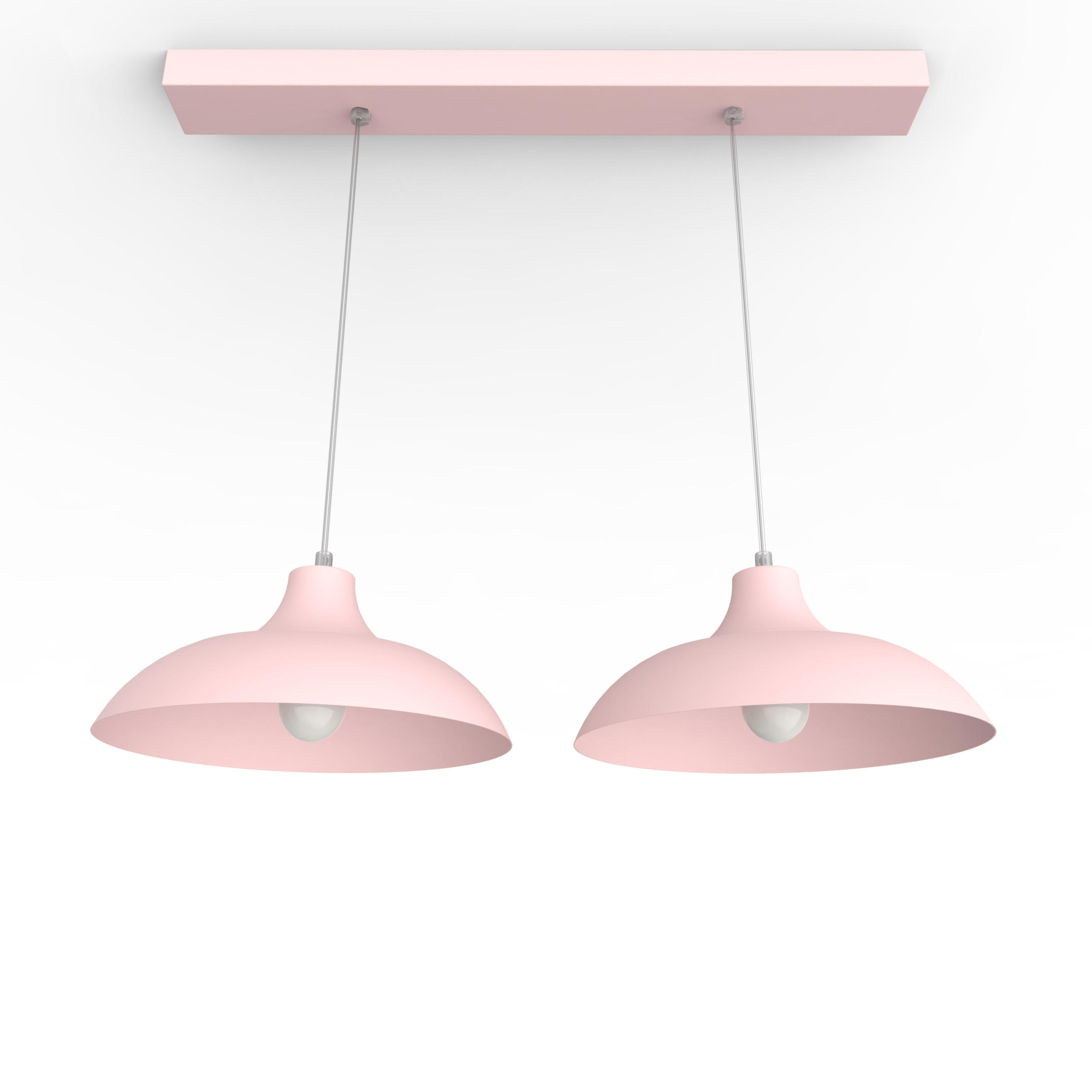Lumicom Hängeleuchte Pink 30x15x30 cm
