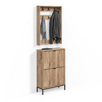 GARDEROBE Aterno Viking Oak Set, 2 Teile - Eichefarben, Holzwerkstoff (60/92/24cm) - Livinity®