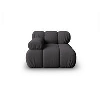 MODUL links Bellis aus 3D-Stoff expresso - Graubraun, Textil (94/70/94cm) - Micadoni