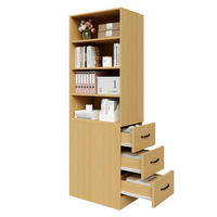 HIGHBOARD 60/180/38 cm Eiche aus Spanplatte mit Seitenschubladen - Eichefarben, Holzwerkstoff (38/180/60cm) - OKMYHOME