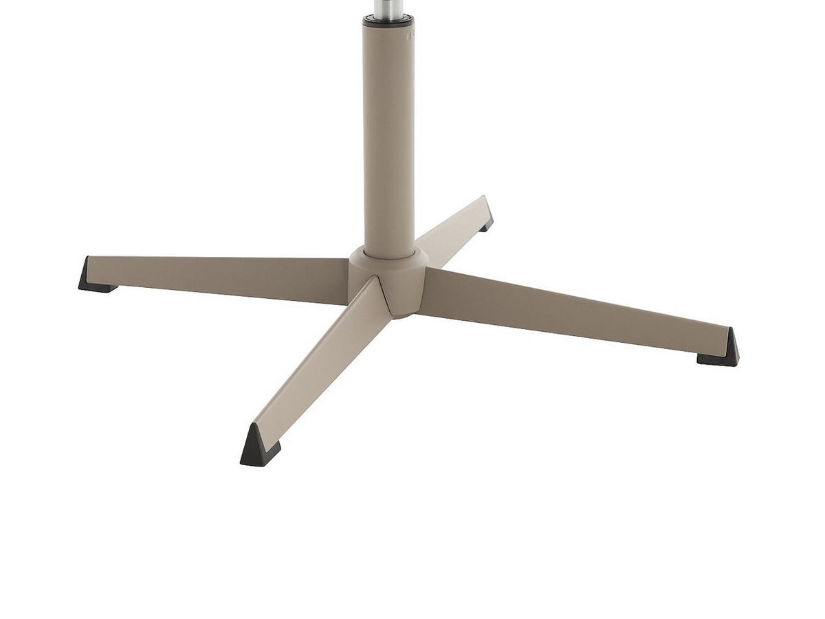 BÜROSTUHL - 59.5 cm x 61 cm - stoff - cremefarben Lanciega - Creme, Textil (59.5/79/61cm) - Vente-Unique