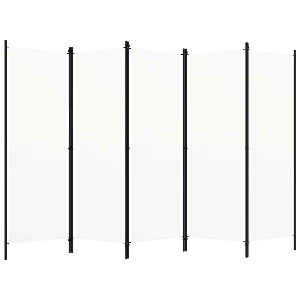 vidaXL Raumteiler Weiß 250x180x250 cm